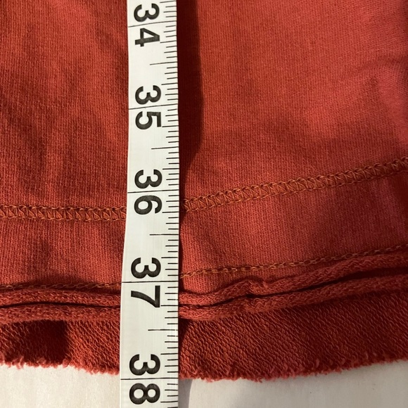 Anthropology Saturday Sunday Midi Dress Sz M Burnt Orange Pockets Cotton Beach - Picture 8 of 9